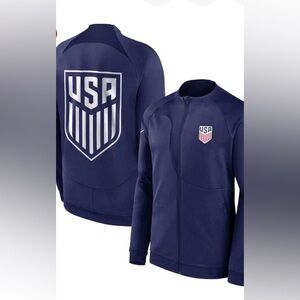 Nike Mens long sleeve slim fit team USA zip up